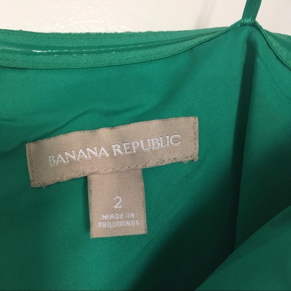 BANANA REPUBLIC | Tweed Strapless Dress - Emerald Green - Picture 6 of 7